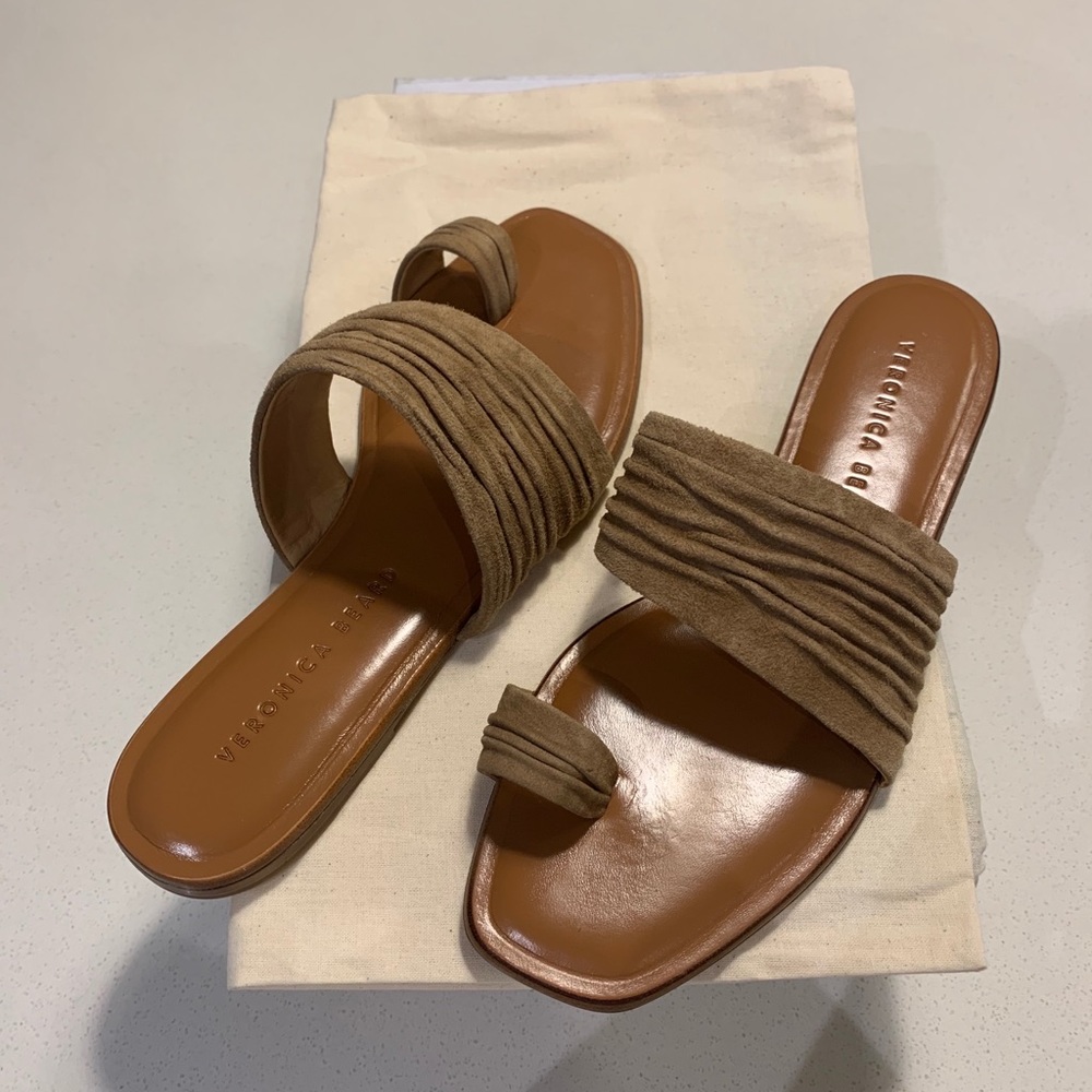 Veronica Beard Suede Sandals